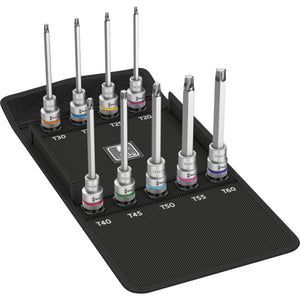 Wera 8767 hmc hf 3 zyklop bit-doppen-set torx bitset (9-delig)