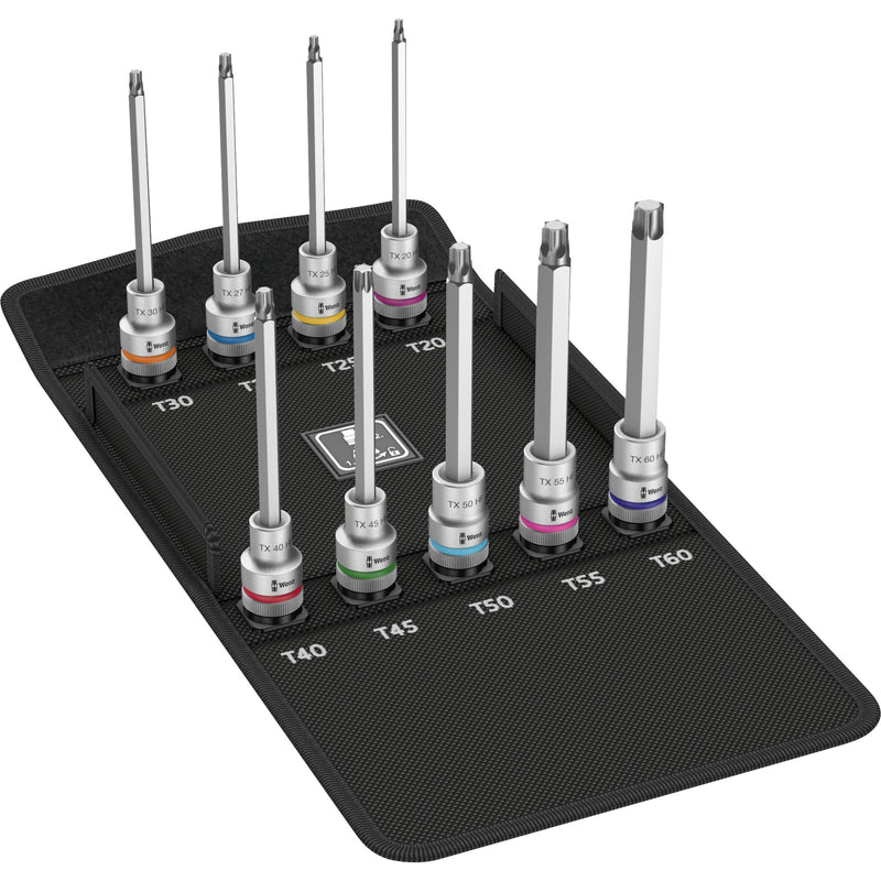 Load image into Gallery viewer, Wera 8767 hmc hf 3 zyklop bit-doppen-set torx bitset (9-delig)
