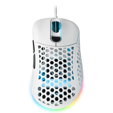 Sharkoon light² 200 gaming muis (wit, 50 - 16,000 dpi, rgb leds)