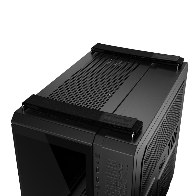 Chargez l'image dans la visionneuse de la galerie, Asus tuf gaming gt502 horizon argb midi tower behuizing (zwart | 3x usb-a | 1x usb-c | tempered glass)
