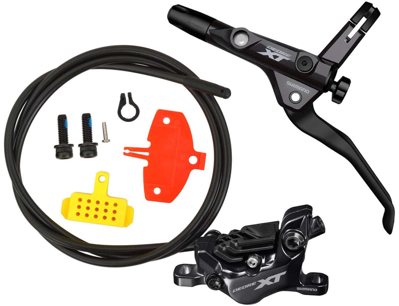 Load image into Gallery viewer, Shimano schijfremset deore xt br-m8120 links 1000mm zwart
