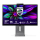 Philips brilliance 27e3u7903 27 5k uhd monitor (grijs, hdmi, 2x usb-a, usb-c, thunderbolt 4, rj-45, webcam)