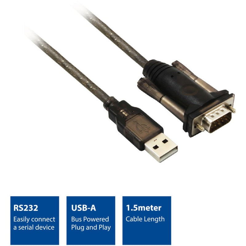 Load image into Gallery viewer, Act connectivity usb naar serieel converter (basic version) adapter (zwart)
