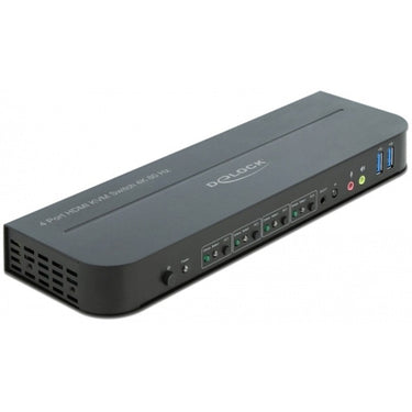 Delock hdmi kvm-switch 4k 60 hz met usb en audio