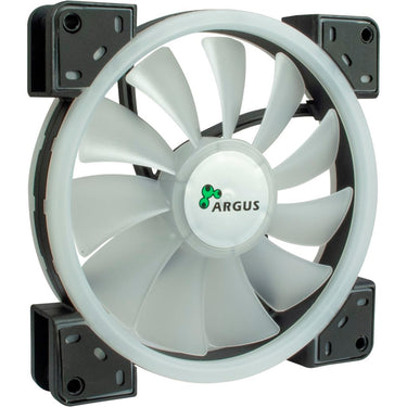 Inter-tech argus rs-141 rgb case fan (zwart, 140 x 140 x 25 mm, pwm)