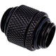Alphacool eiszapfen double nipple rotatable g1 4 ag to g1 4 ag aansluiting (zwart)
