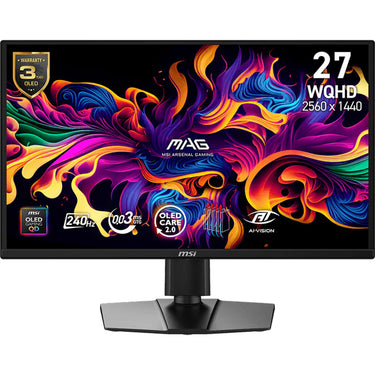 Msi mag 272qp qd-oled x24 26.5 gaming monitor (zwart, 2x hdmi, displayport, usb-c, 240 hz)