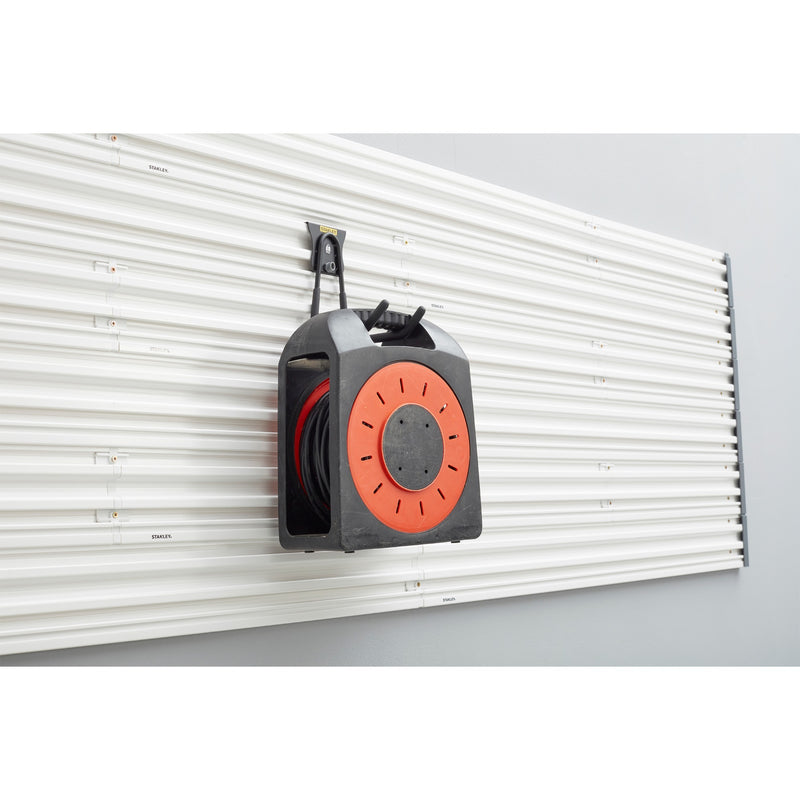 Load image into Gallery viewer, Stanley track wall - universele haak large houder (zwart)
