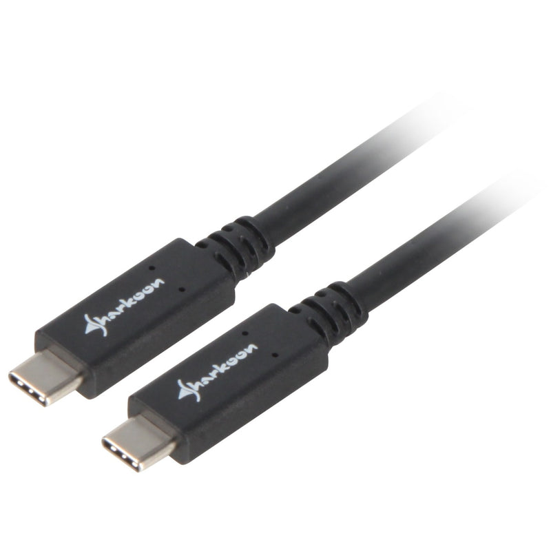 Load image into Gallery viewer, Sharkoon usb-c 3.2 > usb-c kabel (zwart, 0,5 meter )
