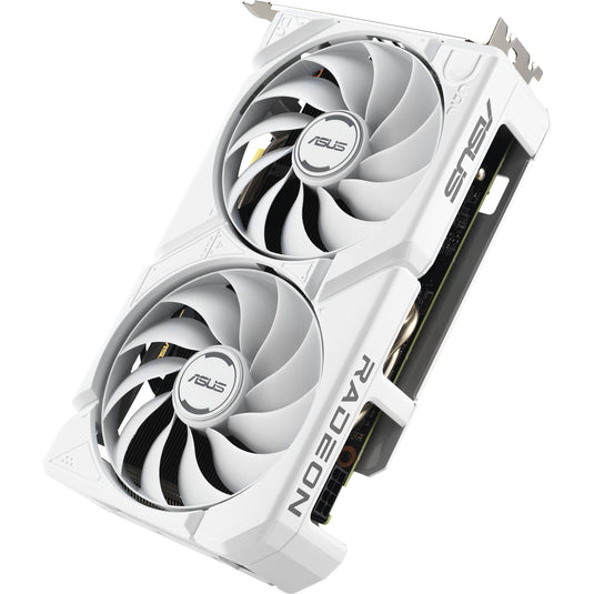 Asus radeon rx 9060 xt dual white edition 16gb grafische kaart (wit, rdna4, gddr6, 2x displayport, 1x hdmi 2.1)