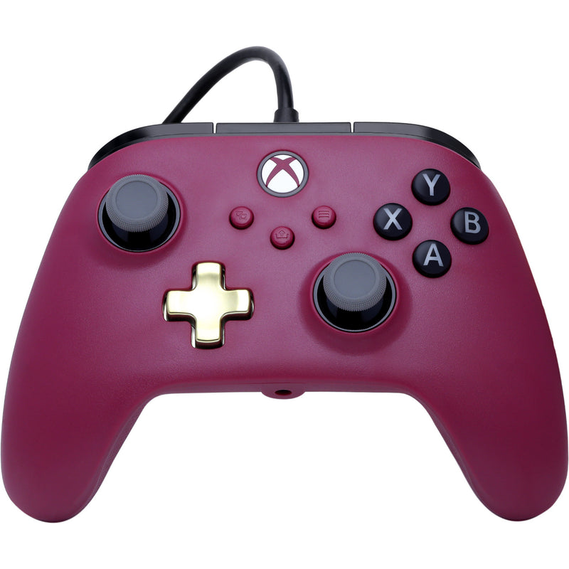 Afbeelding laden in galerijviewer, Powera advantage plus bedrade controller voor xbox series x|s - robijn (donkerrood, xbox series x|s, xbox one, pc)
