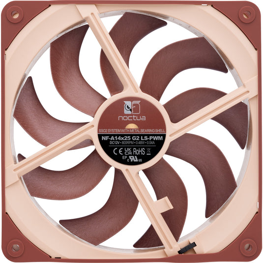 Noctua nf-a14x25 g2 ls-pwm case fan (bruin, 140 x 140 x 25 mm)