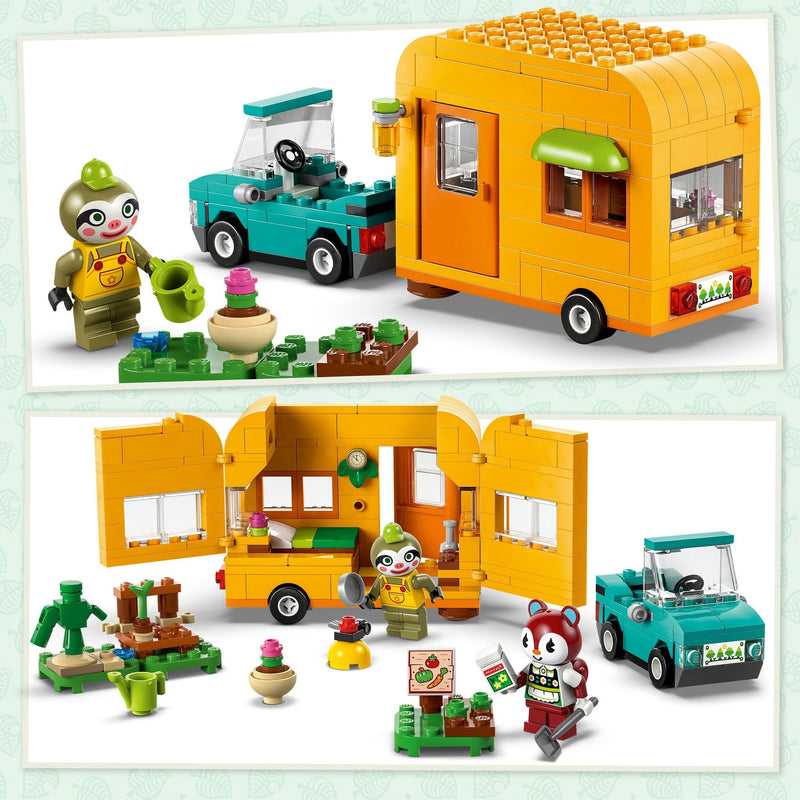 Afbeelding laden in galerijviewer, Lego animal crossing 77054 leifs caravan en winkel
