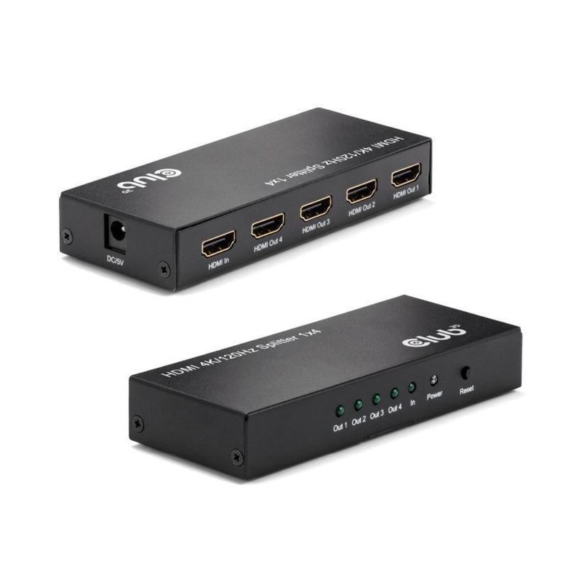 Load image into Gallery viewer, Club 3d hdmi splitter 1x > 4x hdmi 4k 120hz
