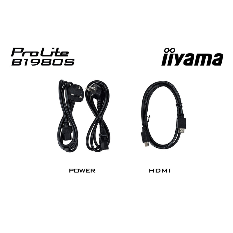 Load image into Gallery viewer, Iiyama prolite b1980s-b1 19 monitor (zwart, hdmi, displayport)
