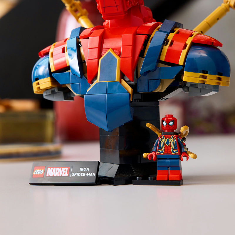 Load image into Gallery viewer, Lego marvel - iron spider-man buste constructiespeelgoed (76326)
