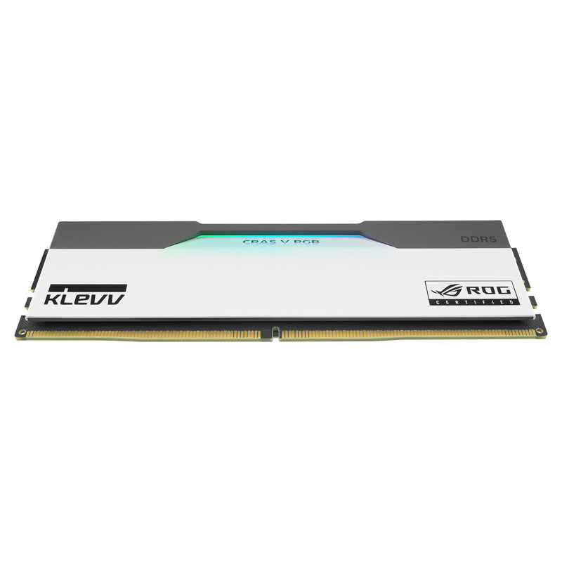 Load image into Gallery viewer, Klevv cras v rgb rog 32 gb ddr5-6200 (2x 16 gb) werkgeheugen (wit, kd5agua80-62b320p, xmp, expo)
