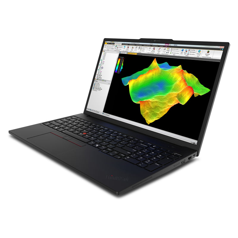 Load image into Gallery viewer, Lenovo thinkpad p16s gen 4 (21qv000bmh) 16 laptop (zwart | core ultra 7 255h | rtx pro 500 | 32 gb | 512 gb ssd)
