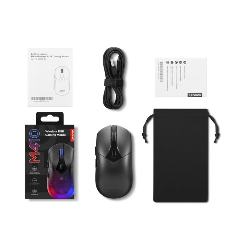 Load image into Gallery viewer, Lenovo legion m410 wireless rgb gaming mouse (zwart, 16.000 dpi, rgb, 2.4 ghz usb)
