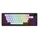 Hator skyfall mag ultima 8k wireless rgb mechanisch gaming toetsenbord (zwart, us lay-out (qwerty), hator aurum ice, 65%, rgb, double-shot pbt, hot-swap, 2.4ghz | bluetooth | usb-c)