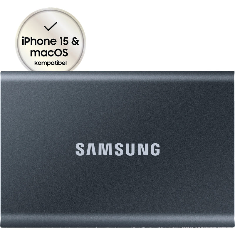 Afbeelding laden in galerijviewer, Samsung portable t7 2 tb externe ssd (grijs, mu-pc2t0t ww, usb-a 3.2 (10 gbit s))
