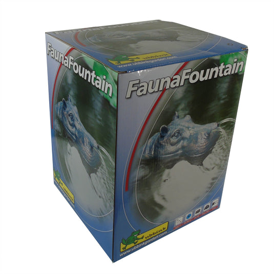 Ubbink drijvende spuitfiguur nijlpaardenkop waterornament