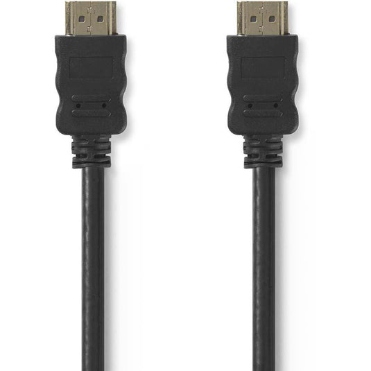 High speed hdmi-kabel met ethernet, 7.5 meter (zwart, 4k@30hz )