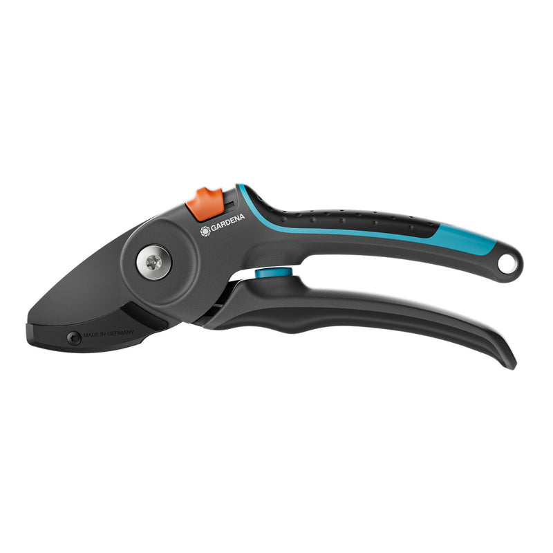 Load image into Gallery viewer, Gardena snoeischaar premiumcut pro voor droog hout met aambeeldsnede (grijs turquoise, 24 mm snoeidiameter)

