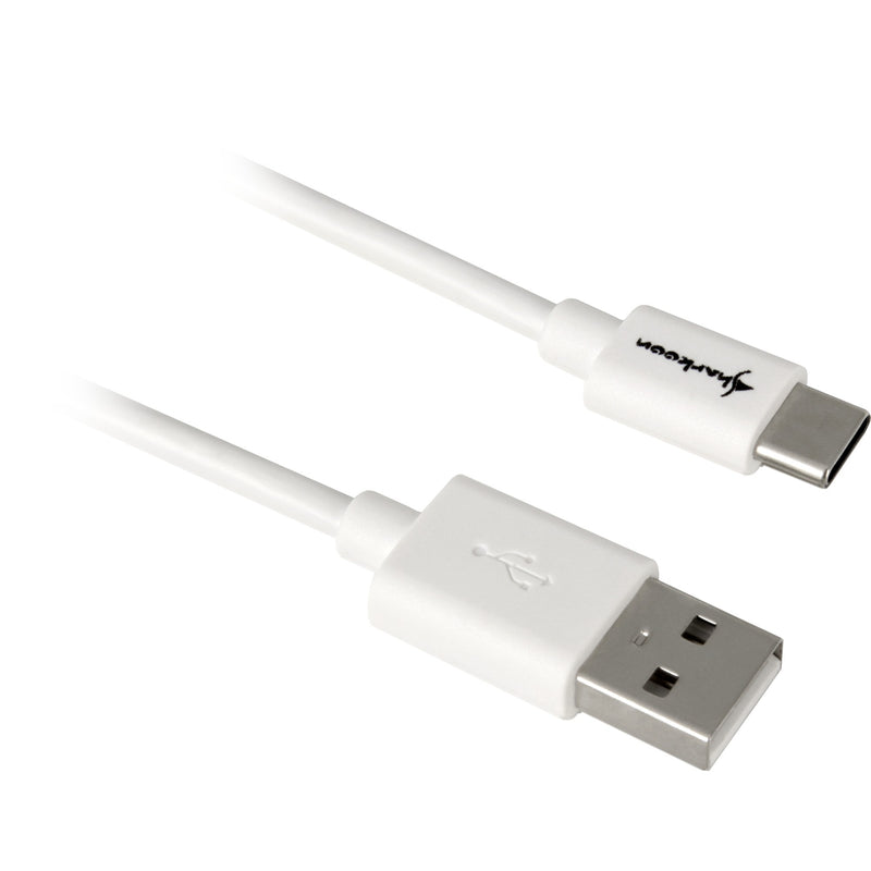 Load image into Gallery viewer, Sharkoon usb-a 2.0 - usb-c kabel (wit, 1,5 meter)
