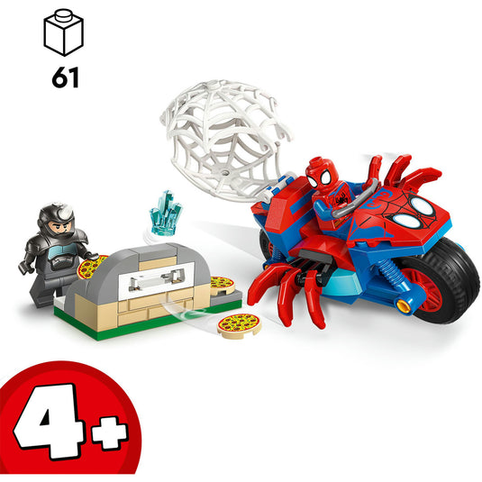 Lego marvel - spidey op zijn motor vs. rhino constructiespeelgoed (11206)