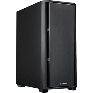 Chieftec pro midi q midi tower behuizing (zwart | 3x usb-a | 1x usb-c)
