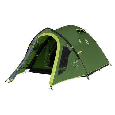Coleman darwin 2 plus blackout tent – 2 persoons koepeltent - blackout bedroom technology – met luifel - groen