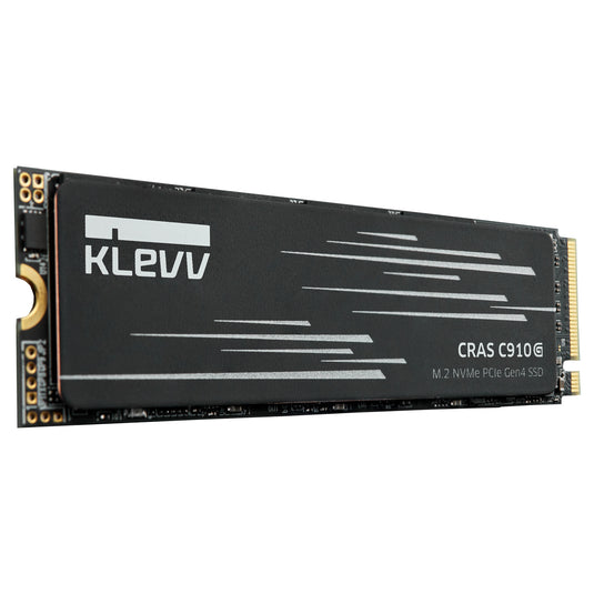 Klevv cras c910g 2 tb ssd (zwart, k02tbm2sp0-10g, pcie gen 4.0 x4, nvme 2.0)