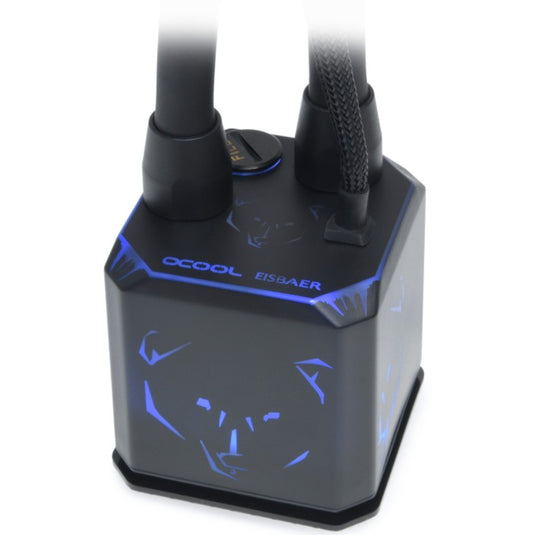 Alphacool eisbaer 360 aurora hpe waterkoeling (zwart)
