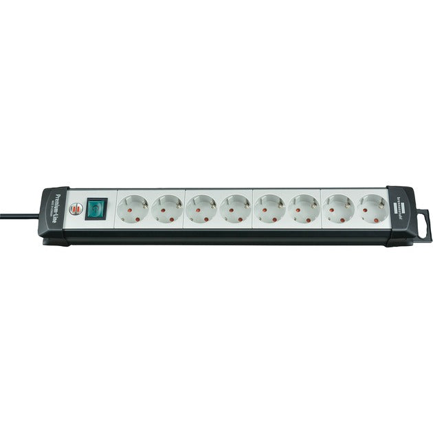 Afbeelding laden in galerijviewer, Brennenstuhl premium-line stekkerdoos 8-voudig zwart lichtgrijs 5m h05vv-f 3g1,5

