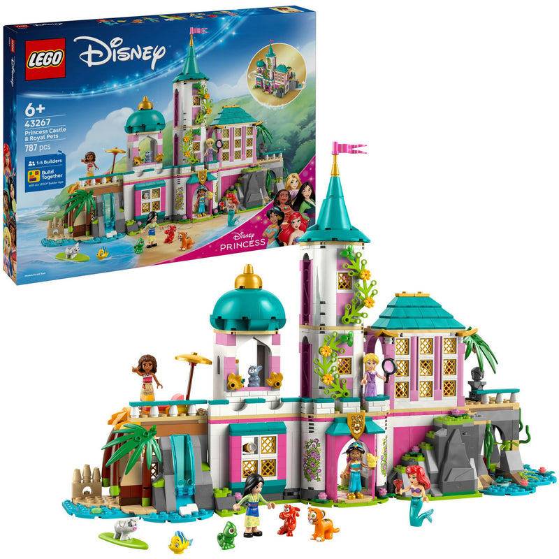 Load image into Gallery viewer, Lego disney - prinsessenkasteel en koninklijke huisdieren constructiespeelgoed (43267)

