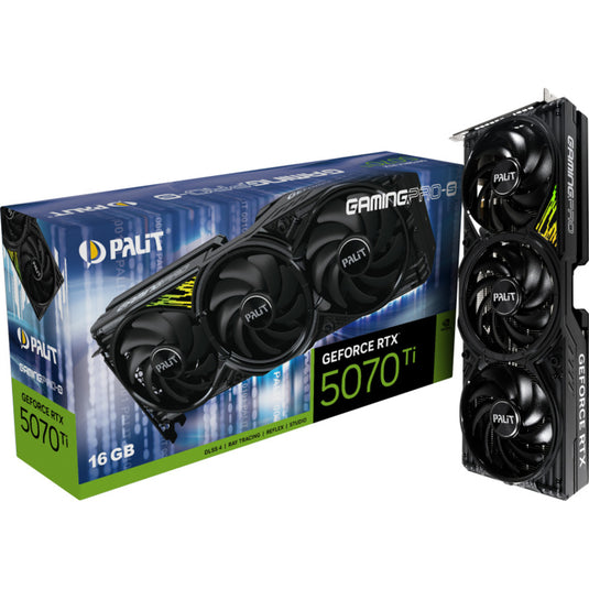 Palit geforce rtx 5070 ti gamingpro-s grafische kaart (dlss 4, 3x displayport, 1x hdmi 2.1)