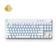 Mchose mix 87 hall effect magnetic switch gaming keyboard (wit, us lay-out (qwerty), 80% (tkl), rgb, hot swap, usb-c, hall effect sensor)