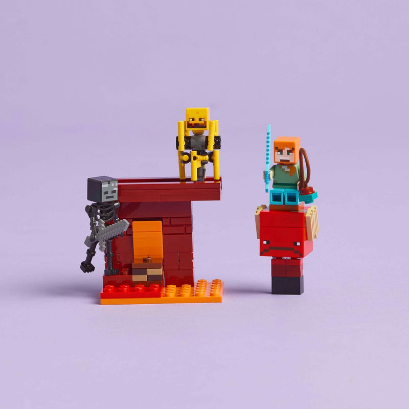 Load image into Gallery viewer, Lego minecraft 21266 de lavastrijd in de nether

