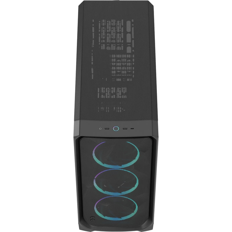 Cargue la imagen en el visor de la galería, Fractal design meshify 3 xl rgb big tower behuizing (zwart | 2x usb-a | 1x usb-c | rgb | tempered glass)

