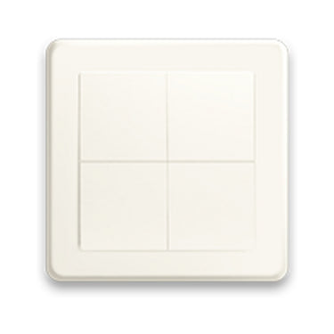 Shelly blu wall switch 4 + gira merten adapter schakelaar (wit, bluetooth 4.2)