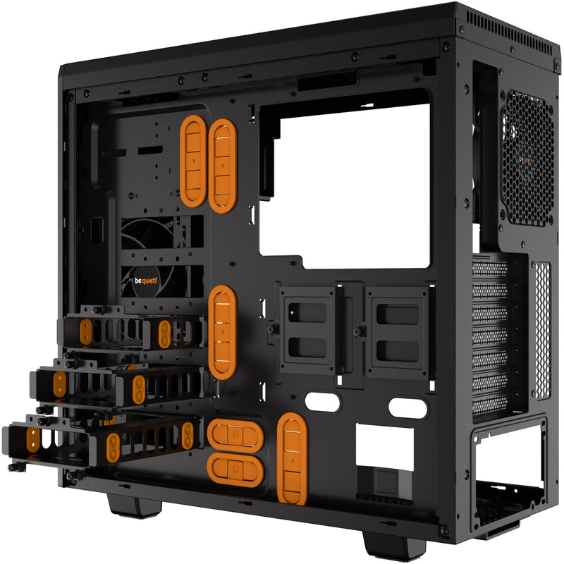 Load image into Gallery viewer, Be quiet! pure base 600 window midi tower behuizing (zwart oranje | 2x usb-a | tempered glass)
