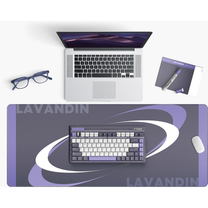 Load image into Gallery viewer, Iqunix og80 lavandin wireless mechanical keyboard, gaming toetsenbord (lavendel, us lay-out, cherry mx red, 80% (tkl), hot-swappable, pbt, 2.4ghz | bluetooth 5.1 | usb-c)
