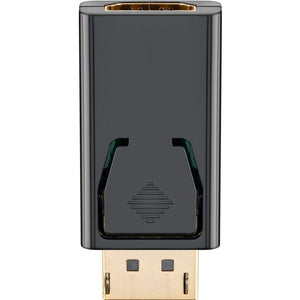 Goobay adapter displayport > hdmi (zwart, passief, verguld)