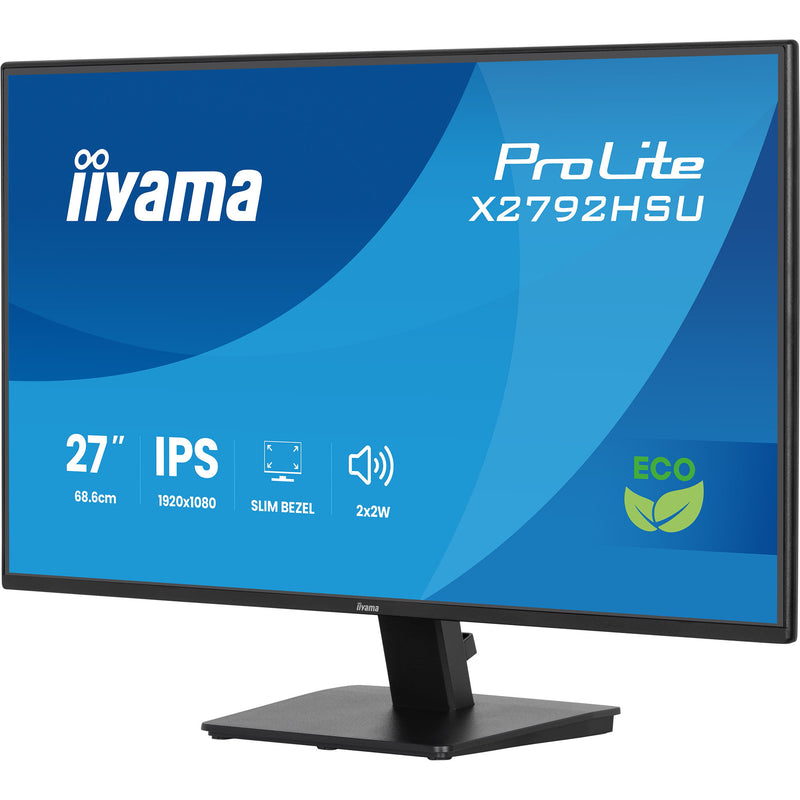 Load image into Gallery viewer, Iiyama prolite x2792hsu-b1 27 monitor (zwart (mat), hdmi, displayport, 2x usb-a, usb-b, 120 hz)
