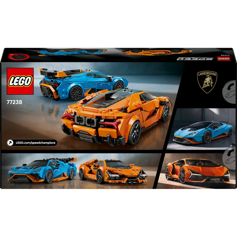 Load image into Gallery viewer, Lego speed champions 77238 lamborghini revuelto en huracan sto
