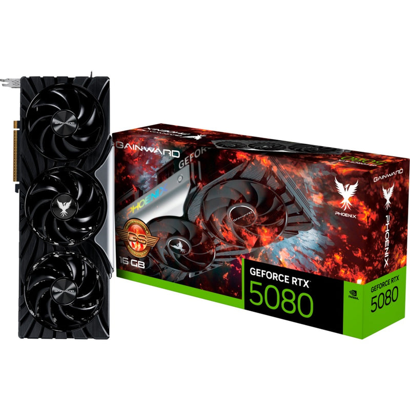Load image into Gallery viewer, Gainward geforce rtx 5080 phoenix gs grafische kaart (dlss 4, 3x displayport, 1x hdmi 2.1)
