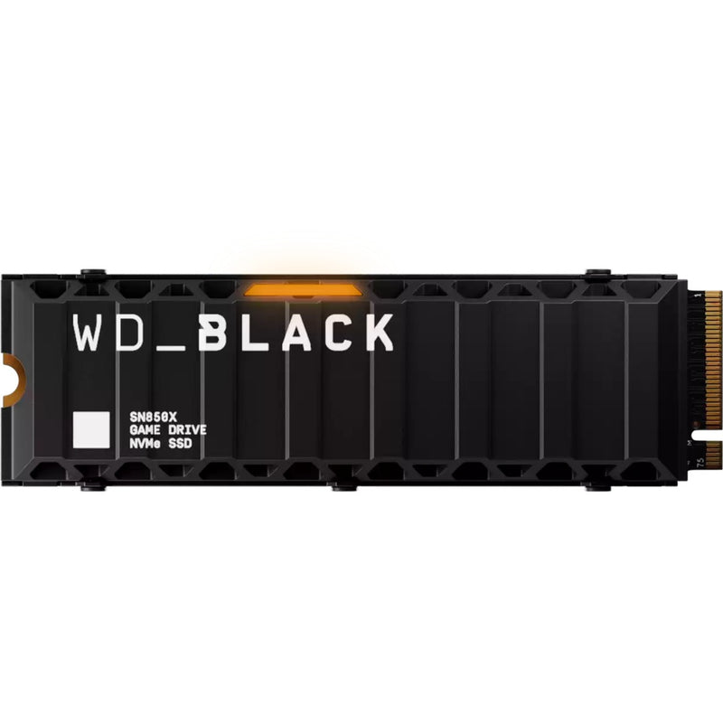 Load image into Gallery viewer, Wd black sn850x nvme 8 tb ssd (zwart, pcie 4.0 x4, nvme, m.2 2280, heatsink)
