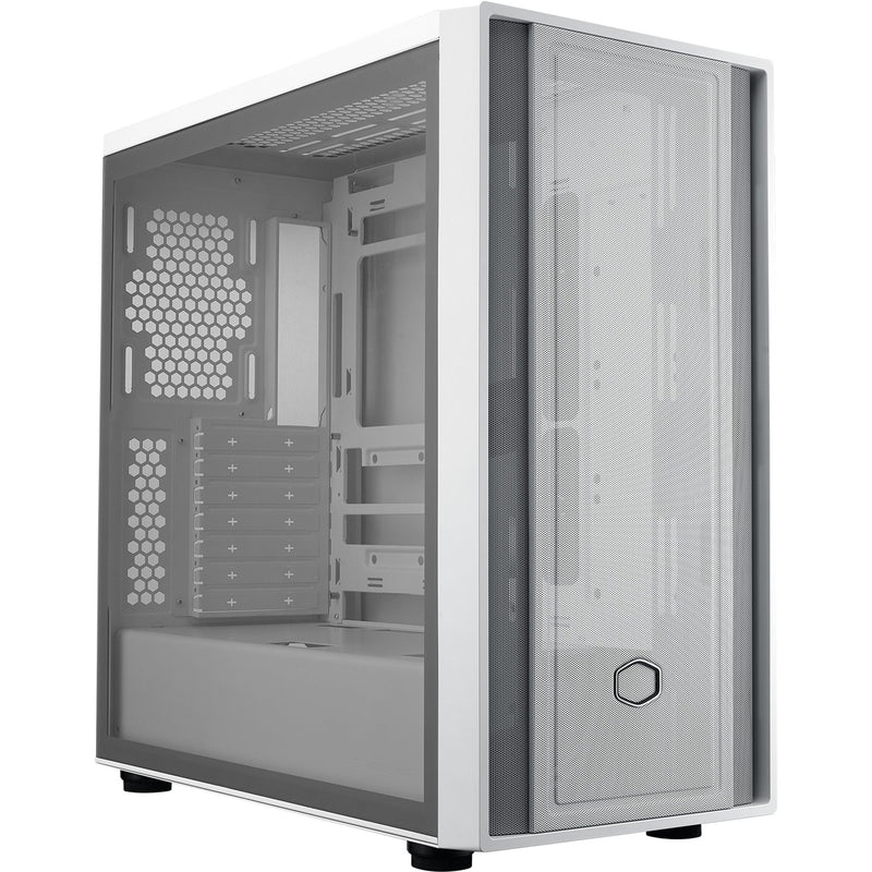 Load image into Gallery viewer, Cooler master masterbox 600 lite midi tower behuizing (wit | 2x usb-a | 1x usb-c | rgb | tempered glass)
