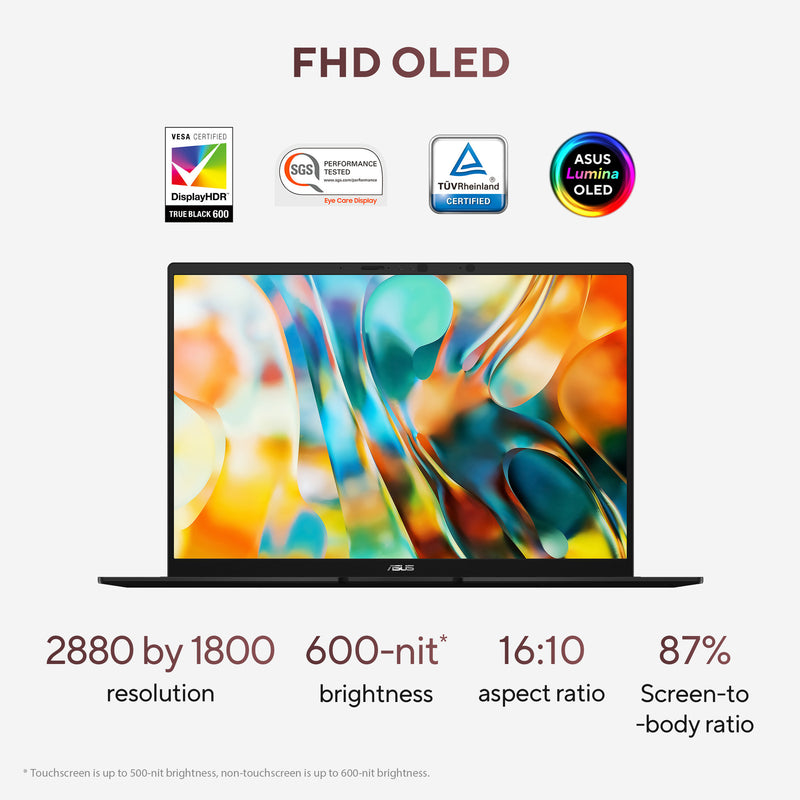 Cargue la imagen en el visor de la galería, Asus zenbook 14 um3406ga-qd031w 14 copilot+ laptop (zwart | ryzen ai 7 445 | radeon 840m | 32 gb | 1 tb ssd)
